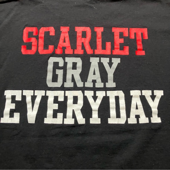 ☀️ Champion UNLV Rebels College Graphic Tee Mens Size Medium Black/Red - Picture 4 of 7